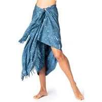 PANASIAM Sarong Pareo Starlit Wachsbatik aus hochwertiger Viskose Strandtuch, Viskose, Strandkleid Bikini Cover-up Tuch für den Strand Schultertuch Halstuch