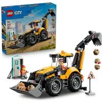LEGO® Gelber Baggerlader (60480), LEGO City Konstruktionsspielsteine, (301 St), Made in Europe