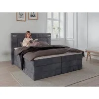 OTTO home Boxbett PHILLIPA inkl. Bettkasten, wahlweise mit LED-Leuchten, Breite: 180cm, inkl. Kaltschaum-Topper, in verschiedenen Farben erhältlich