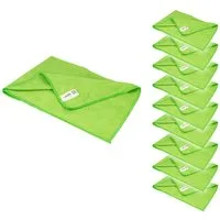 Ulith Clean-Profi Microfasertuch (10 Stück), 40 x 40 cm, Grün, 300 GSM Mikrofasertuch (grün)