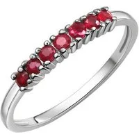 Fascination by Ellen K. Fingerring Gold 375 mit echten Rubinen