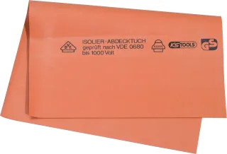 KS Tools Gummi-Abdecktuch mit Schutzisolierung, Stärke 1,0 - 117.1652