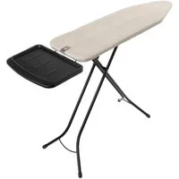 Brabantia Bügelbrett Bügeltisch B, 124 x 38 cm, Dst-Ablage Solide, Bügelfläche 124x38 cm, Fairtrade-zertifiziert