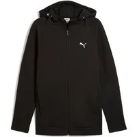 PUMA Kapuzensweatshirt EVOSTRIPE FULL-ZIP HOODIE DK mit Kapuze, sportlicher Stil, mit Reißverschluss
