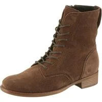 Gabor Schnürstiefelette, Blockabsatz, Schnürboots, Herbtboots mit herausnehmbarer Fußbett