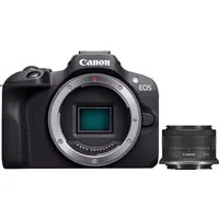 Canon EOS R100 + RF-S 18-45mm F4.5-6.3 IS STM Kit Systemkamera (RF-S 18-45mm F4.5-6.3 IS STM, 24,1 MP, Bluetooth, WLAN)