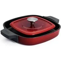 WOLL Grillpfanne Iron, Gusseisen (1-tlg), 24x24 cm, Induktion