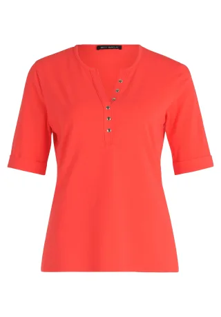 Betty Barclay - Basic Shirt poppy red - Gr. - 44