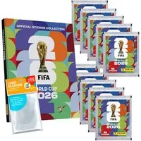 Panini Sammelkarte World Cup 2026 Sticker - 1 Hardcover Album+10 Tüten+Collect-it Hüllen