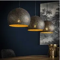 famlights Pendelleuchte famlights, Pendelleuchte Hanni in Schwarz 3xE27