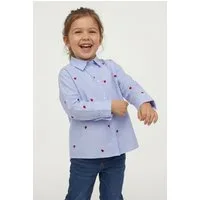 KIDS ONLY Hemdbluse KOGNEW LINAGRACE LS ST.EMB SHRT WVN NOOS