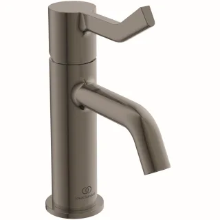 Ideal Standard Waschtischarmatur Joy Ausladung 110mm o.Ablaufgarnitur m.langem Griff Magnetic Grey, BD468A5