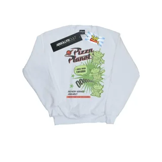 Disney - "Toy Story 4 Pizza Planet Little Green Men" Sweatshirt für Herren (Weiß)