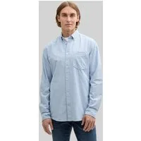 TOM TAILOR Langarmhemd Blusen & Shirts Regular Fit Hemd mit Brusttasche