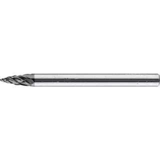 PFERD TOOLS Hartmetall Hochleistungsfrässtift ALLROUND Spitzbogen SPG Ø 03x07mm Schaft-Ø 3mm HICOAT beschichtet für Stahl - 21001096