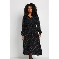 KAFFE Curve Blusenkleid Kleid KColivia Große Größen