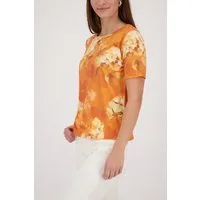 Monari T-Shirt Blume allover Regular fit mit Blumenmuster