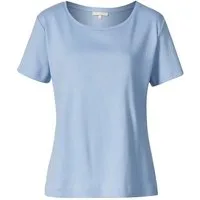 Himalaya Clothing Kurzarmshirt Basic T-Shirt Damen "Alma" mit Rundhalsausschnitt aus Bio-Baumwolle Vielseitiges Shirt mit hohem Tragekomfort