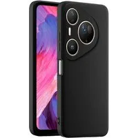 CoolGadget Handyhülle Black Series Handy Hülle für Huawei Pura 80 Pro 6,8 Zoll, Edle Silikon Schlicht Robust Schutzhülle für Huawei Pura 80 Pro Hülle