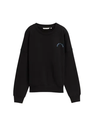 Denim Tom Tailor - Loose Fit Sweatshirt deep black - Gr. - XL