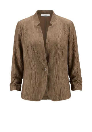 Bianca - Strukturierter Blazer - Liset braun - Gr. - 38