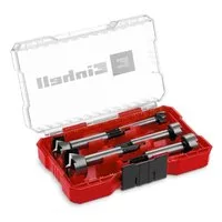 Einhell Bohrer- und Bitset Original Einhell M-CASE 5-tlg. Forstnerbohrer-Set (aus C65 Stahl, E 6., 5-St., Original Einhell M-CASE 5-tlg. Forstnerbohrer-Set (aus C65 Stahl, E 6.