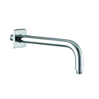 Kludi A-qa Brausearm 6653305-00 Ausladung 250mm, chrom, DN 15, mit Schubrosette 61x61mm