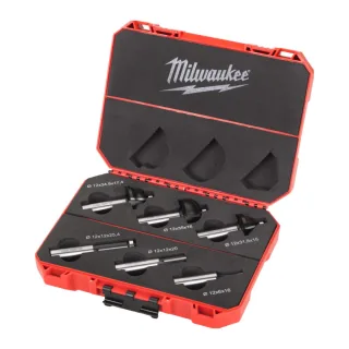 Milwaukee HM-Fräsersatz für Oberfräsen 12 mm Schaft - 6-teiliges Set - 4932493578