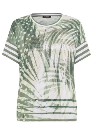 Olsen - T-Shirt Short Sleeves khaki - Gr. - 40