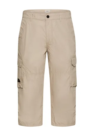 camel active - Cargo-Shorts aus reiner Baumwolle light beige