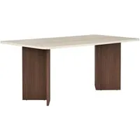 Skye Decor Esstisch Linza (1-St., 1 Tisch), Japandi Design, Rechteckige Tischform, Kratzunempfindlich