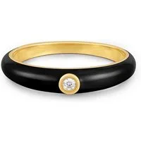 Glanzstücke München Silberring gelbgold, aus Sterling Silber