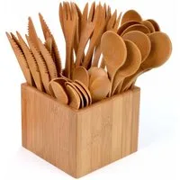 GRÄWE Besteck-Set GRÄWE Geschenkset - BAMBUS Besteckset 41-teilig inkl. Box, Bambus