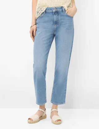 Brax Damen Five-Pocket-Hose Style MADISON S USED LIGHT BLUE, denim hellblau, Gr. 44K