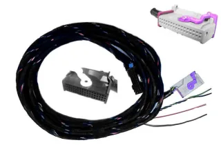 Original Kufatec Adapter Kabel Stecker RNS-E TV Tuner mit Can für Audi