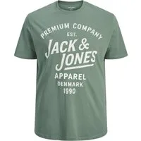 Jack & Jones PlusSize T-Shirt JPRBLUZANE SS TEE FST PLS mit Logo Schriftzug
