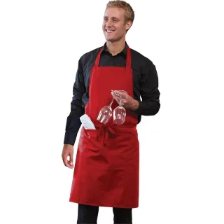 Dennys - Latzschürze, Verstellbares Halfter (Rot)
