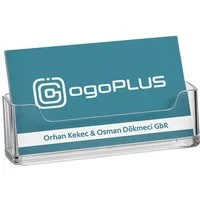 ogoPLUS Visitenkarten Visitenkartenständer mit Farbauswahl, Visitenkartenhalter