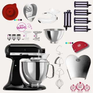 KitchenAid Artisan 4,8 Liter KSM175 Spar-Set Pasta Deluxe mit...