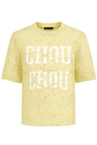 Authentic Style - RE9CIFQtU2hpcnQgUHJpbnQg Gelb - Gr. - L