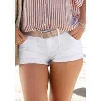 Buffalo Hotpants aus bequemer Baumwoll-Qualität kurze Hose, Jeansshorts, elastisch, Sommershorts, Sommerhose