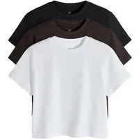 The Set T-Shirt The Set T-Shirts aus schwerem Stoff, 3er-Pack (3-tlg)