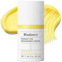 Biodance Tagescreme Radiant Vita Niacinamide Cream 50ml – Niacinamid Gesichtscreme für Glow & Feuchtigkeit – Dark Spot Correcting Moisturizer –, Korean Skin Care für ebenmäßigen Hautton