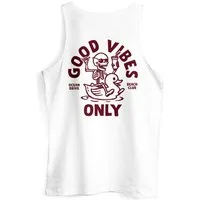Neverless Tanktop Herren Tank-Top Backprint Good Vibes Only Quitsche-Ente Motivprint mit Print