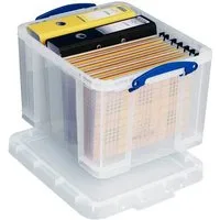 REALLYUSEFULBOX Aufbewahrungsbox Really Useful Box Aufbewahrungsbox 35l transp. - 3