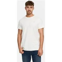 Indicode T-Shirt Herren Kloge Shirt Tee Herrenshirt mit dezentem Label-Detail auf der Brust
