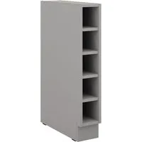 Küchen-Preisbombe Unterschrank Regal 15 cm Bianca Grey Rose - Grau Küchenzeile Küchenblock