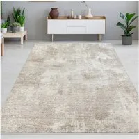 Carpetia Teppich Teppich beige sanftes Design weich pflegeleicht, rechteckig