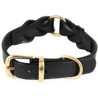 Monkimau Hunde-Halsband Hundehalsband aus Leder, Leder