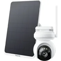 Reolink Altas PT Ultra + 12W Solarpanel Securitycam (4K Solar-Funkkamera Außen, ColorX, 360° Schwenk-Neige, Wi-Fi 6)